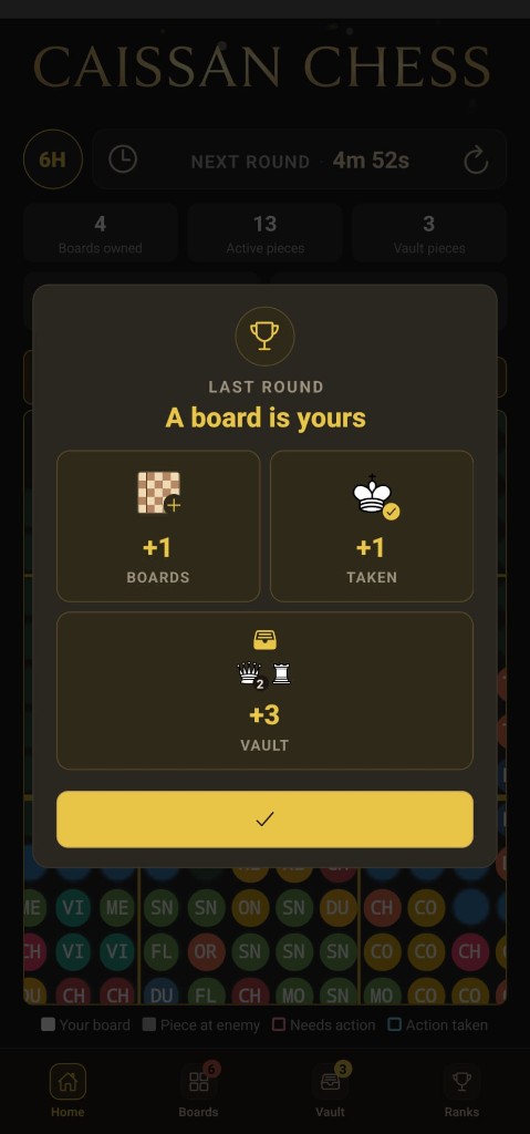 Round summary after everyone moves at once
